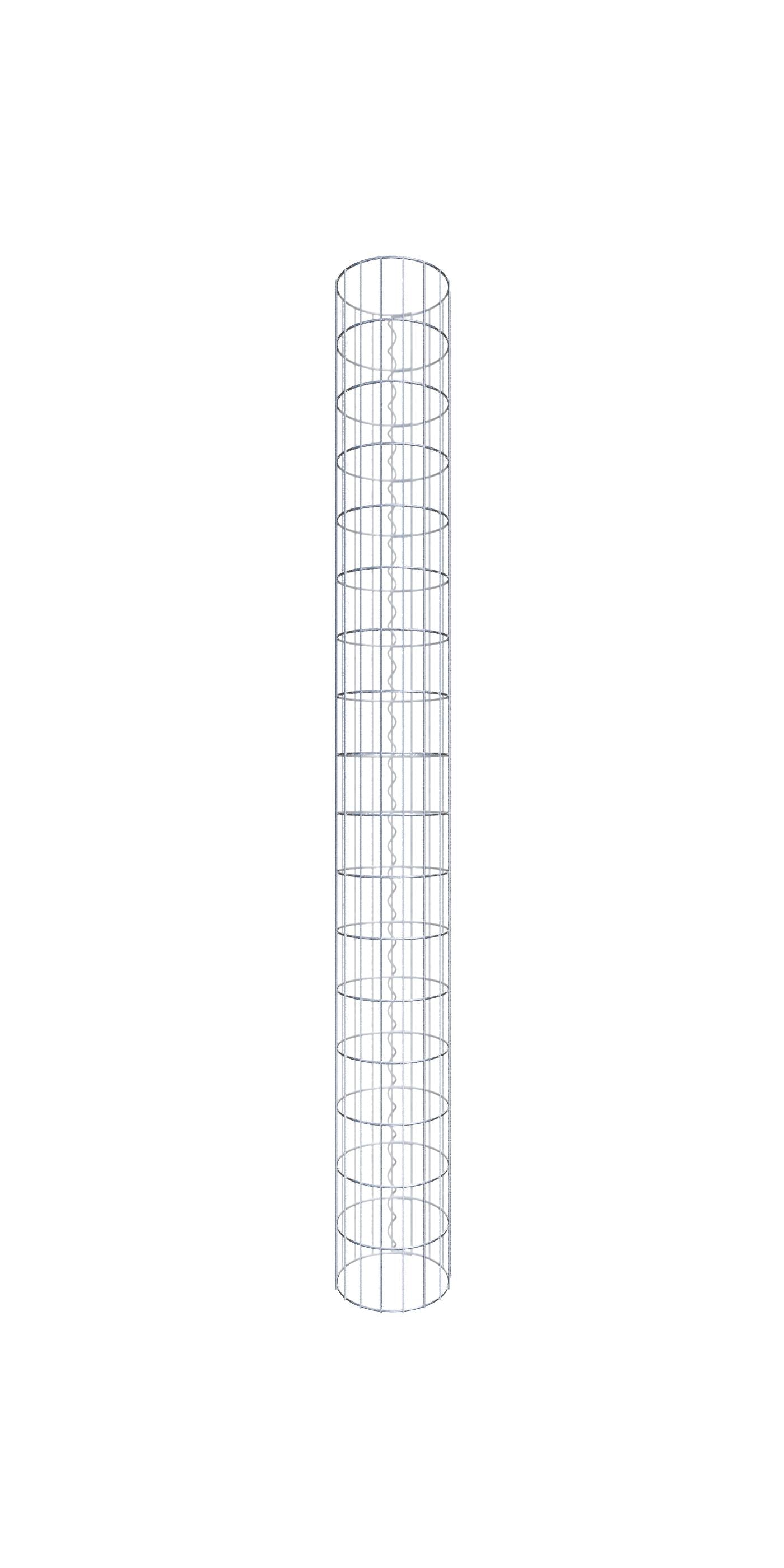 Colonna di gabbioni diametro 27 cm, MW 5 x 10 cm rotonda