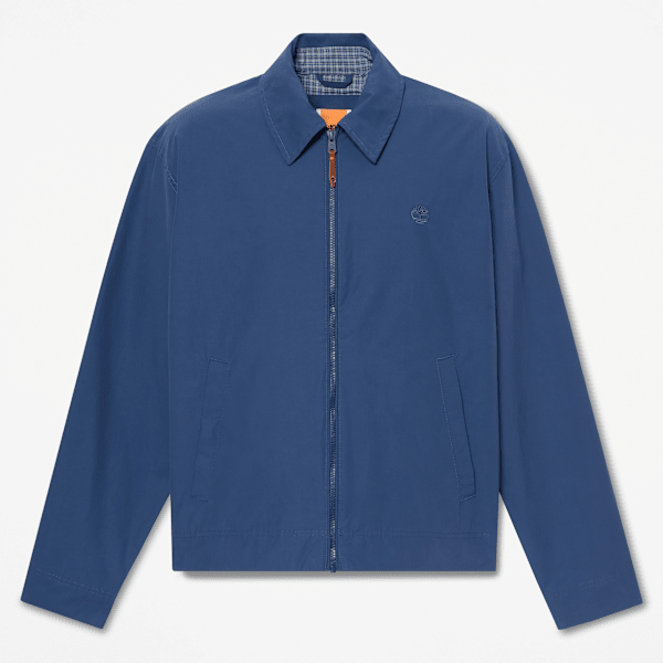 Timberland - Bomber Stratham in Cotone con Trattamento Idrorepellente a Lunga Durata da Uomo in blu scuro, Uomo, blu, Taglia: S