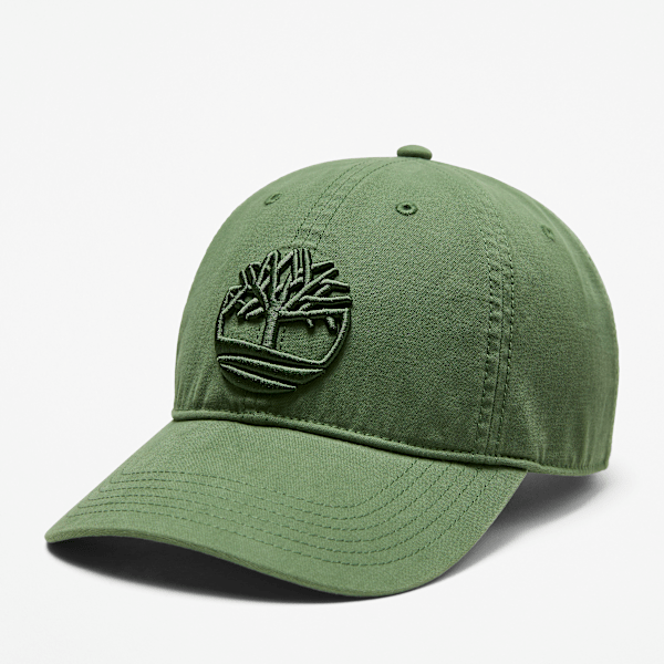 Timberland - Berretto da Baseball Ricamato Soundview in verde scuro, Uomo, verde