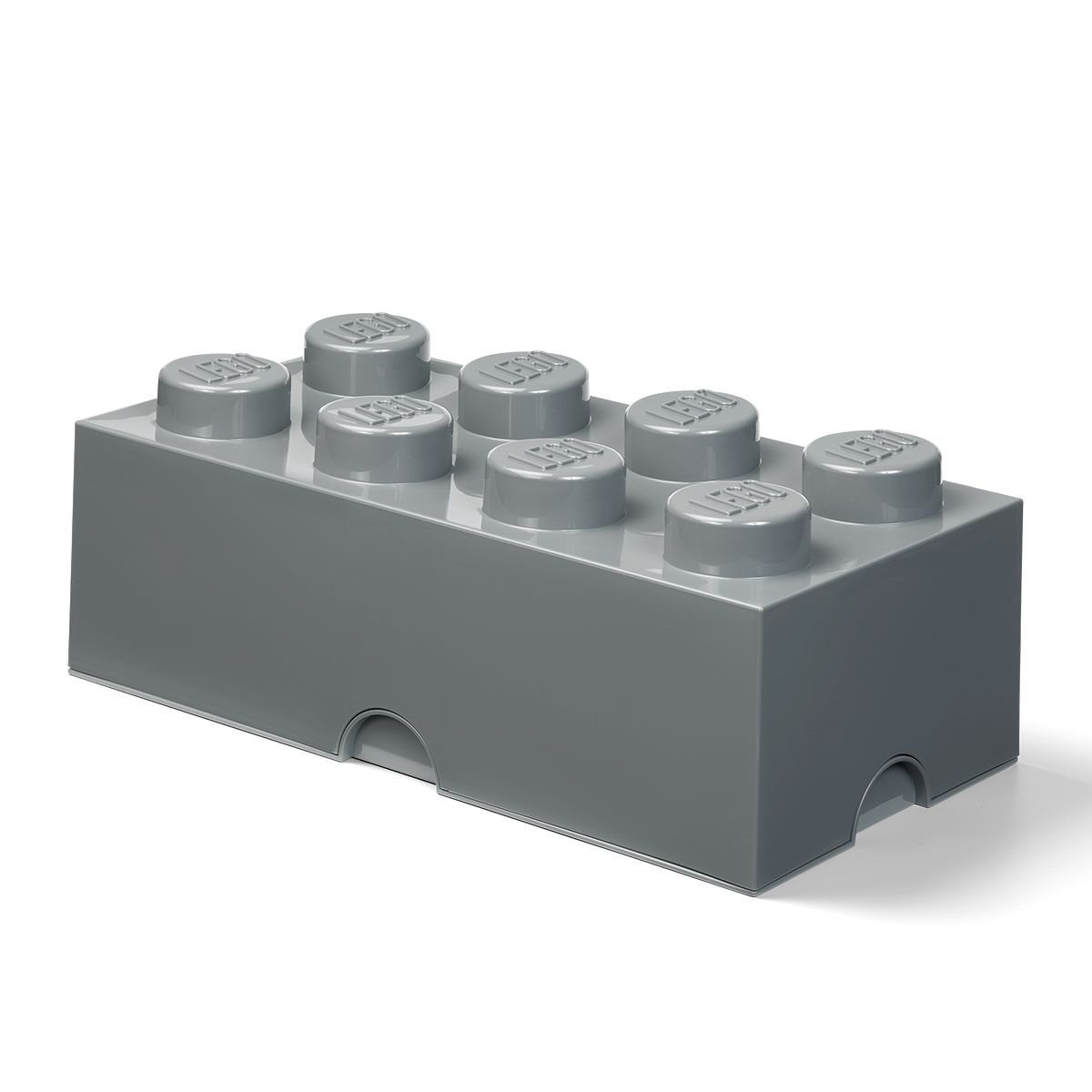 Mattoncino contenitore a 8 bottoncini - Grigio