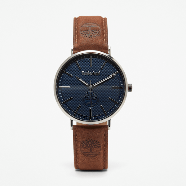 Timberland - Orologio con cinturino in pelle da uomo, Uomo, No Color