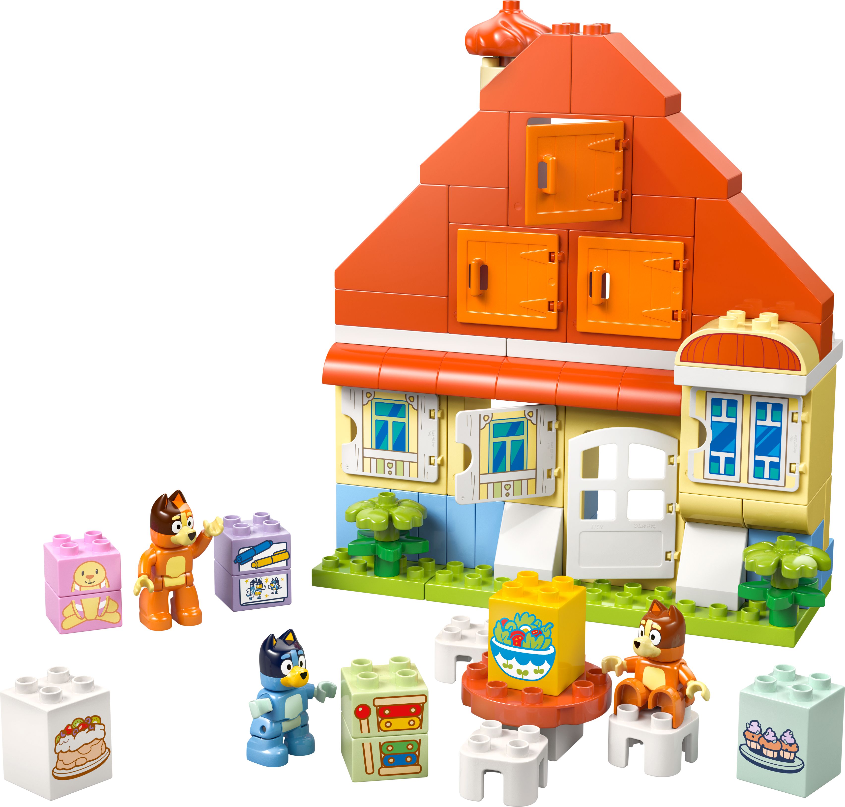 Casa della Famiglia di Bluey con gioco di memoria