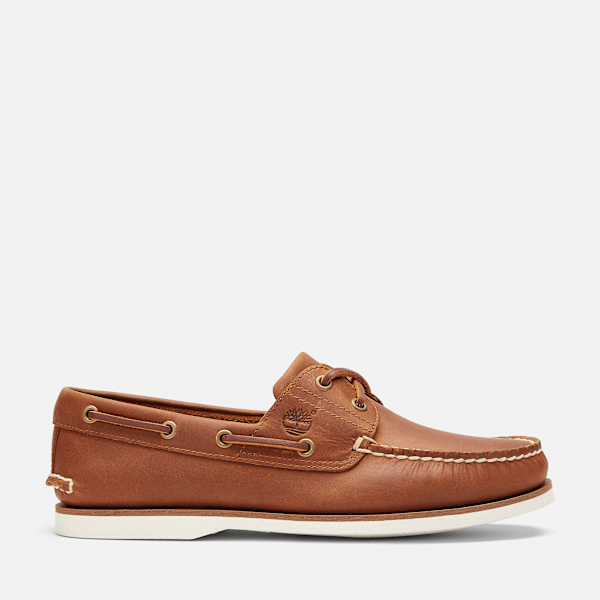 Timberland - Scarpa da Barca Classic 2-Eye da Uomo in marrone, Uomo, marrone, Taglia: 41