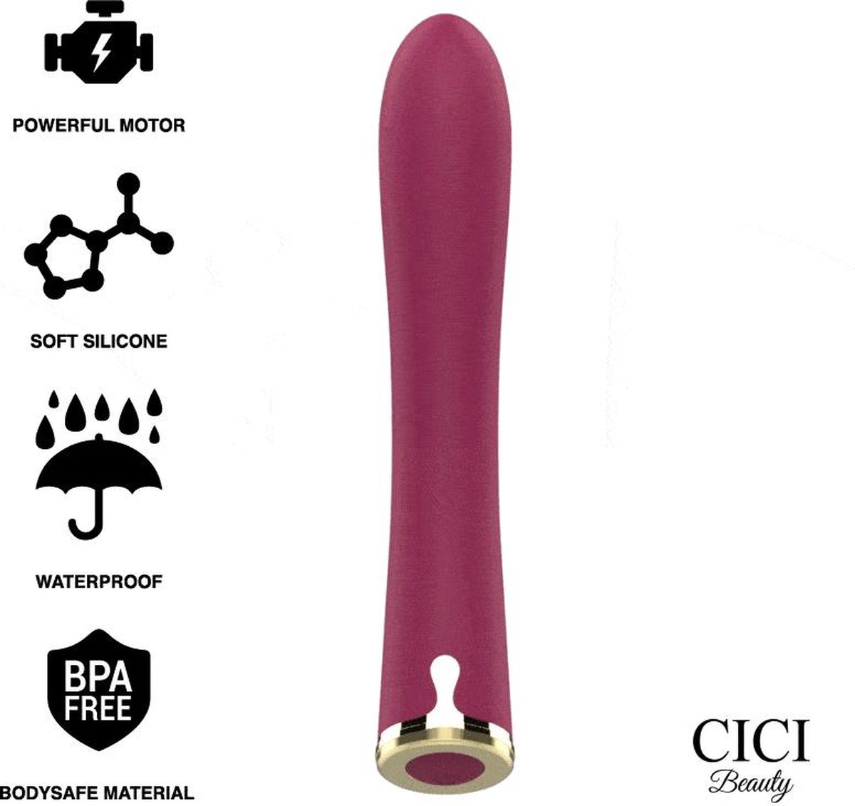 Cici Beauty Vibrador Clasico 25 Cm