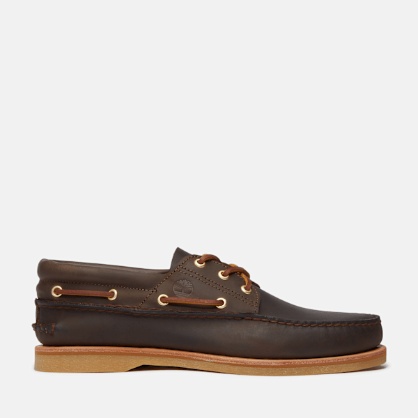 Timberland - Scarpa da Barca Crafted da Uomo in marrone scuro, Uomo, marrone, Taglia: 47.5