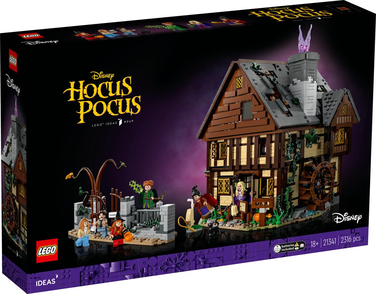 Disney Hocus Pocus: il cottage delle sorelle Sanderson