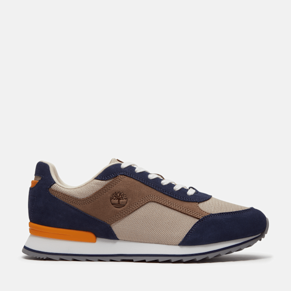 Timberland - Sneaker Scout Heights da Uomo in beige chiaro/blu scuro, Uomo, beige, Taglia: 40
