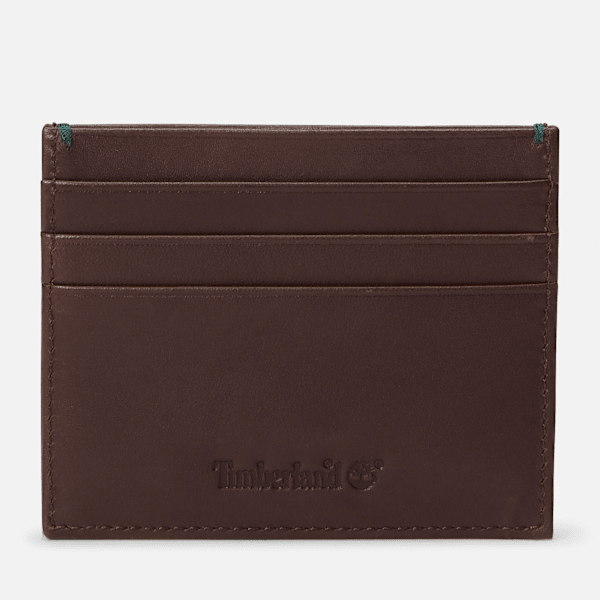 Timberland - Portacarte Riverton in pelle da uomo in marrone scuro, Uomo, marrone