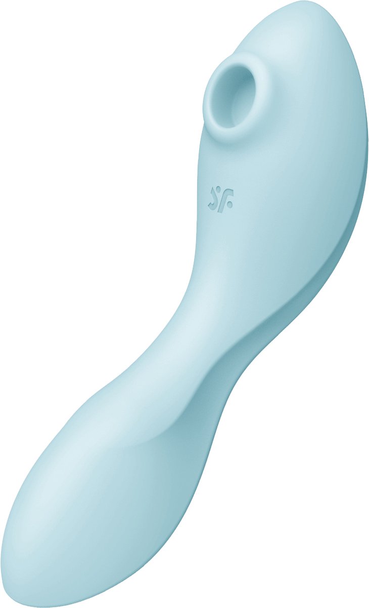 Satisfyer Curvy Trinity 5 Estimulador Y Vibrador App Azul