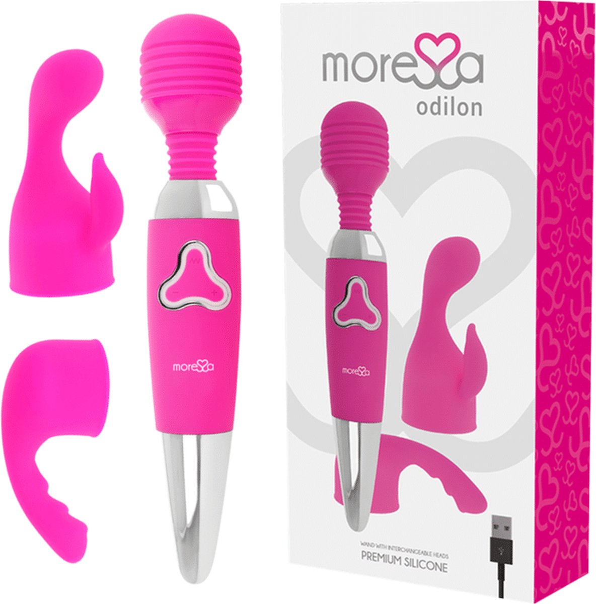 Moressa Odilon Masajeador De Clitoris Recargable 25 Cm