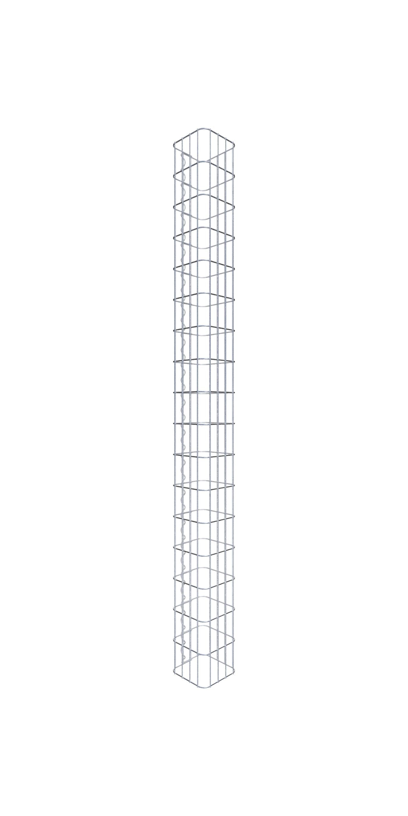 Gabionpelare 22 x 22 cm, MW 5 x 10 cm kvadrat