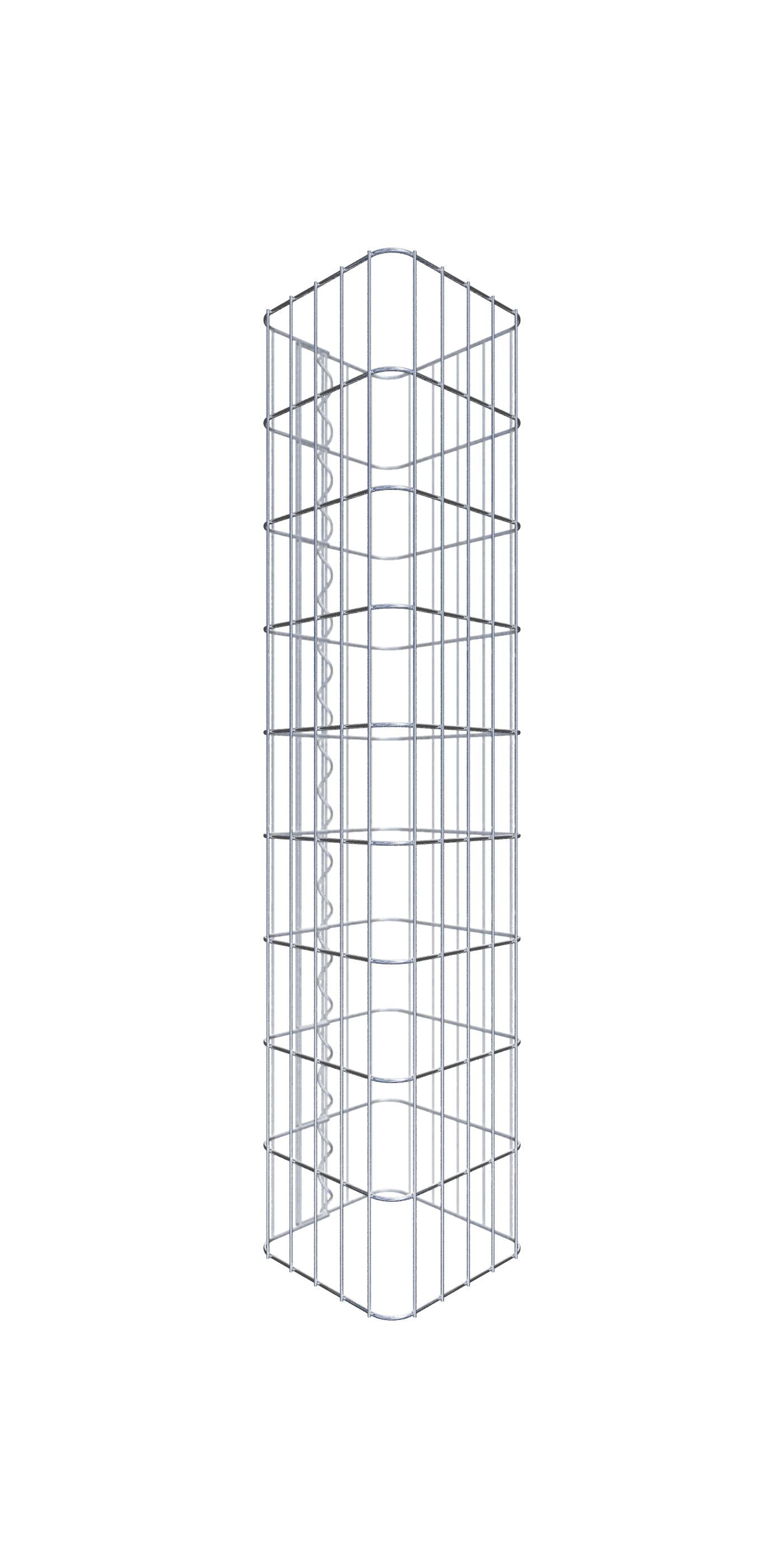 Gabionpelare 27 x 27 cm, MW 5 x 10 cm kvadrat
