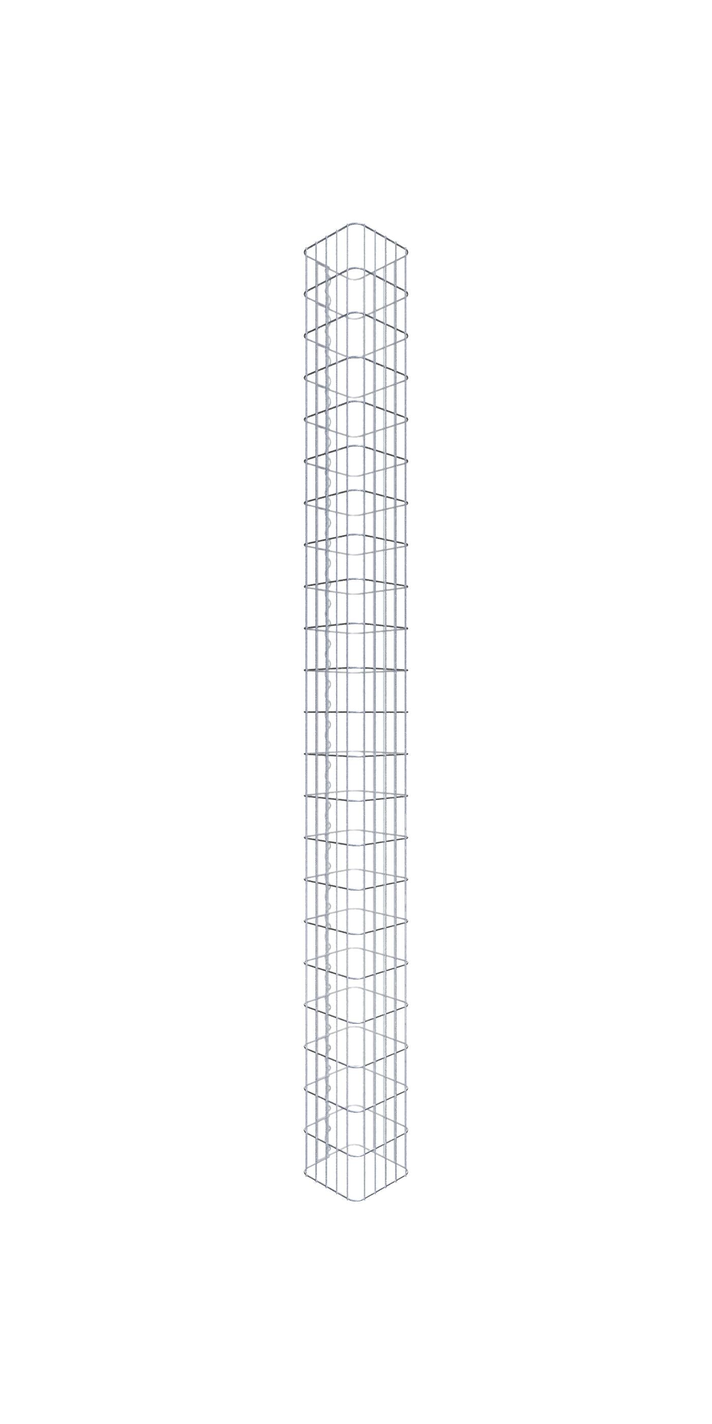 Gabionpelare 27 x 27 cm, MW 5 x 10 cm kvadrat