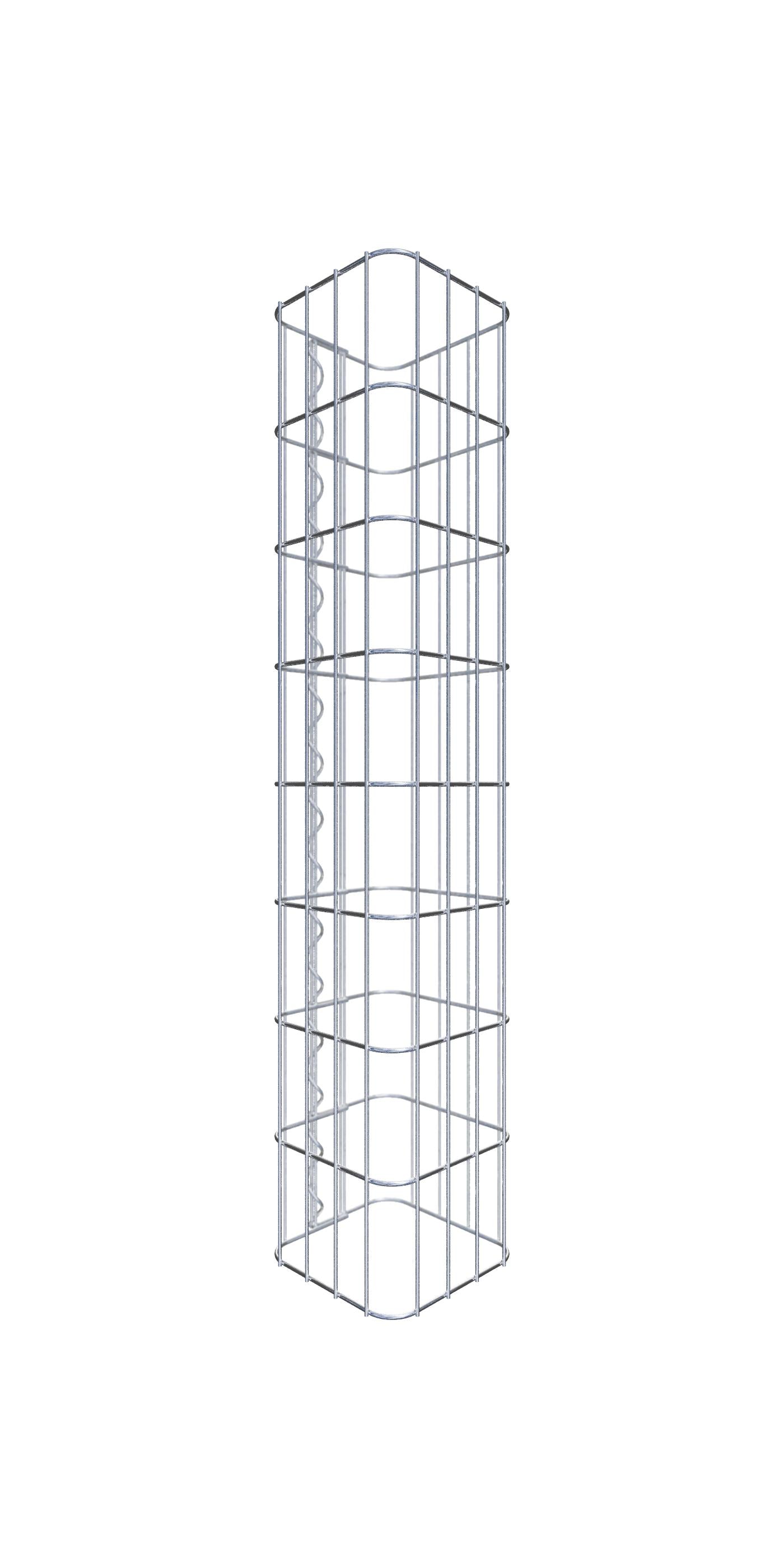 Extra gabion typ 2 200 cm x 100 cm x 40 cm (L x H x D), maskstorlek 5 cm x 5 cm, spiral