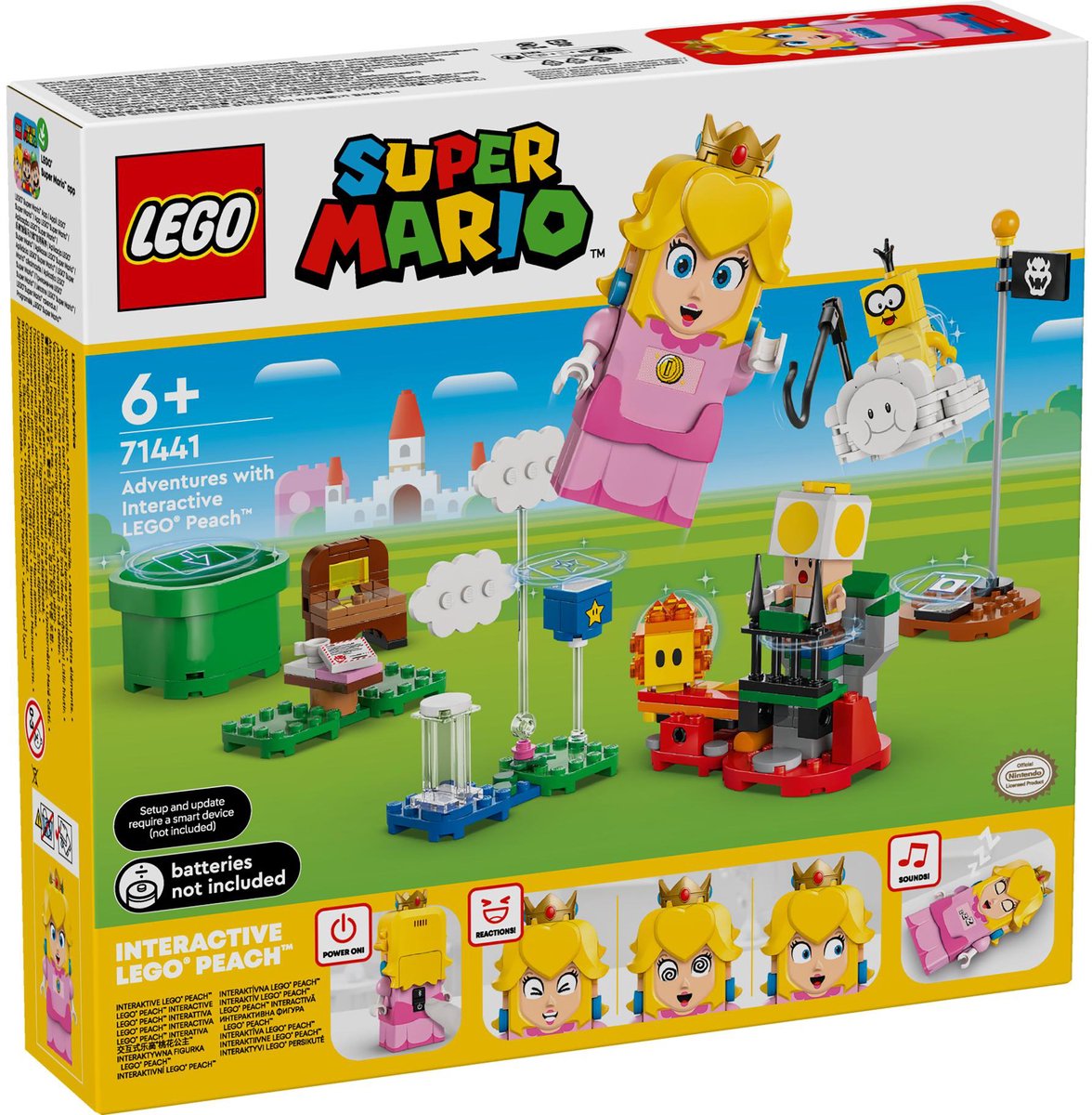 Aventuras interactivas con LEGO Peach
