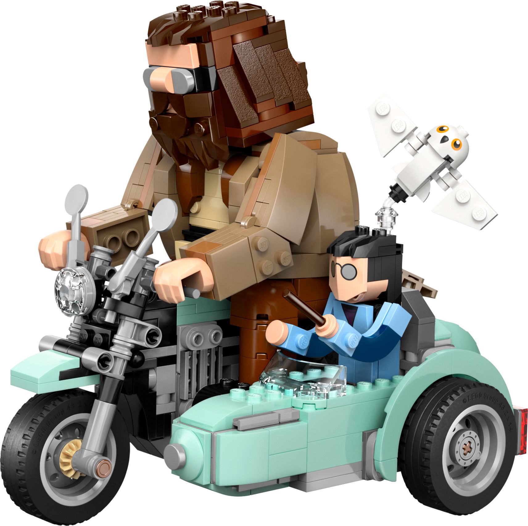 Viaje en Moto de Hagrid y Harry