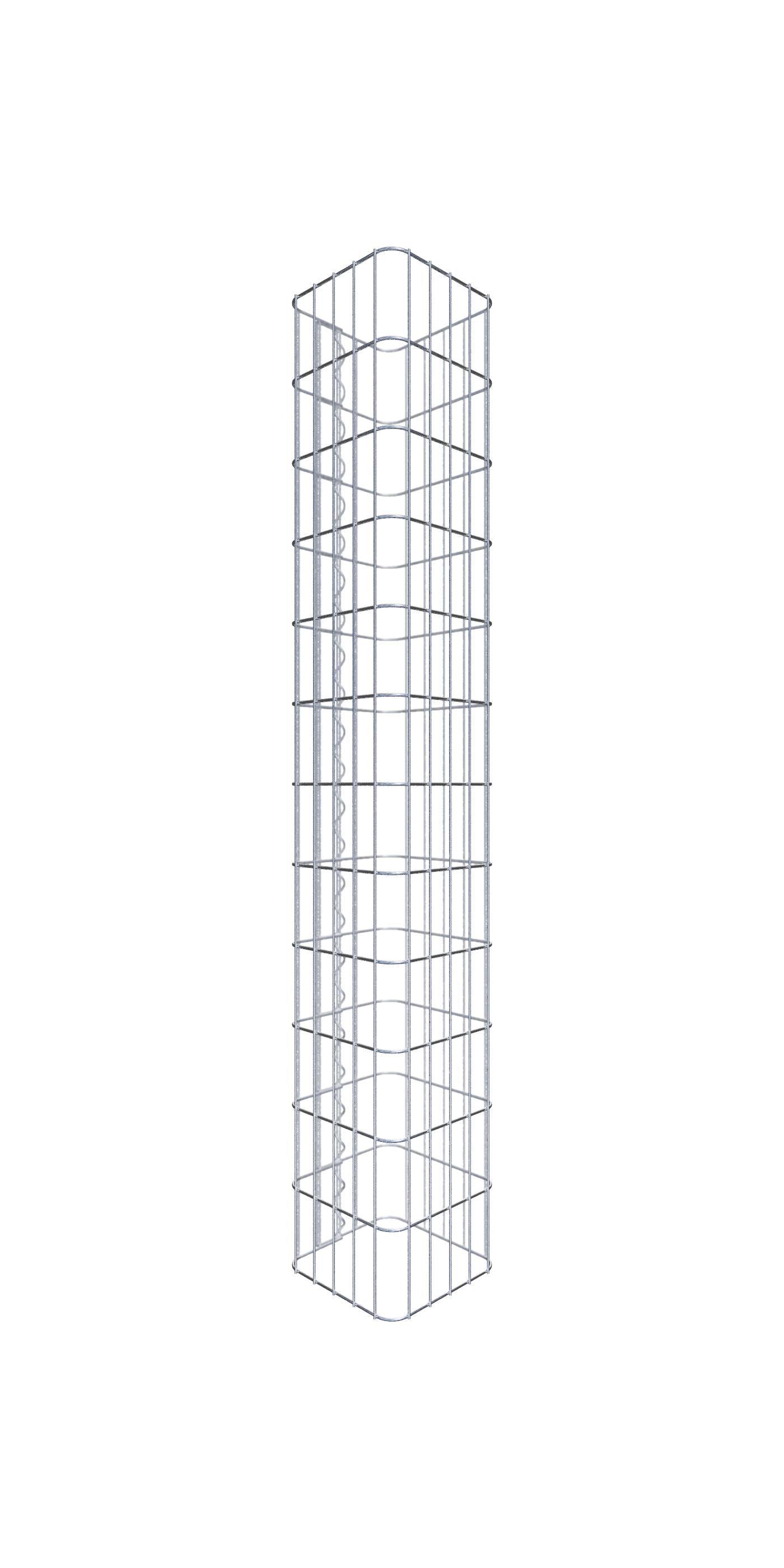 Gabionpelare 27 x 27 cm, MW 5 x 10 cm kvadrat
