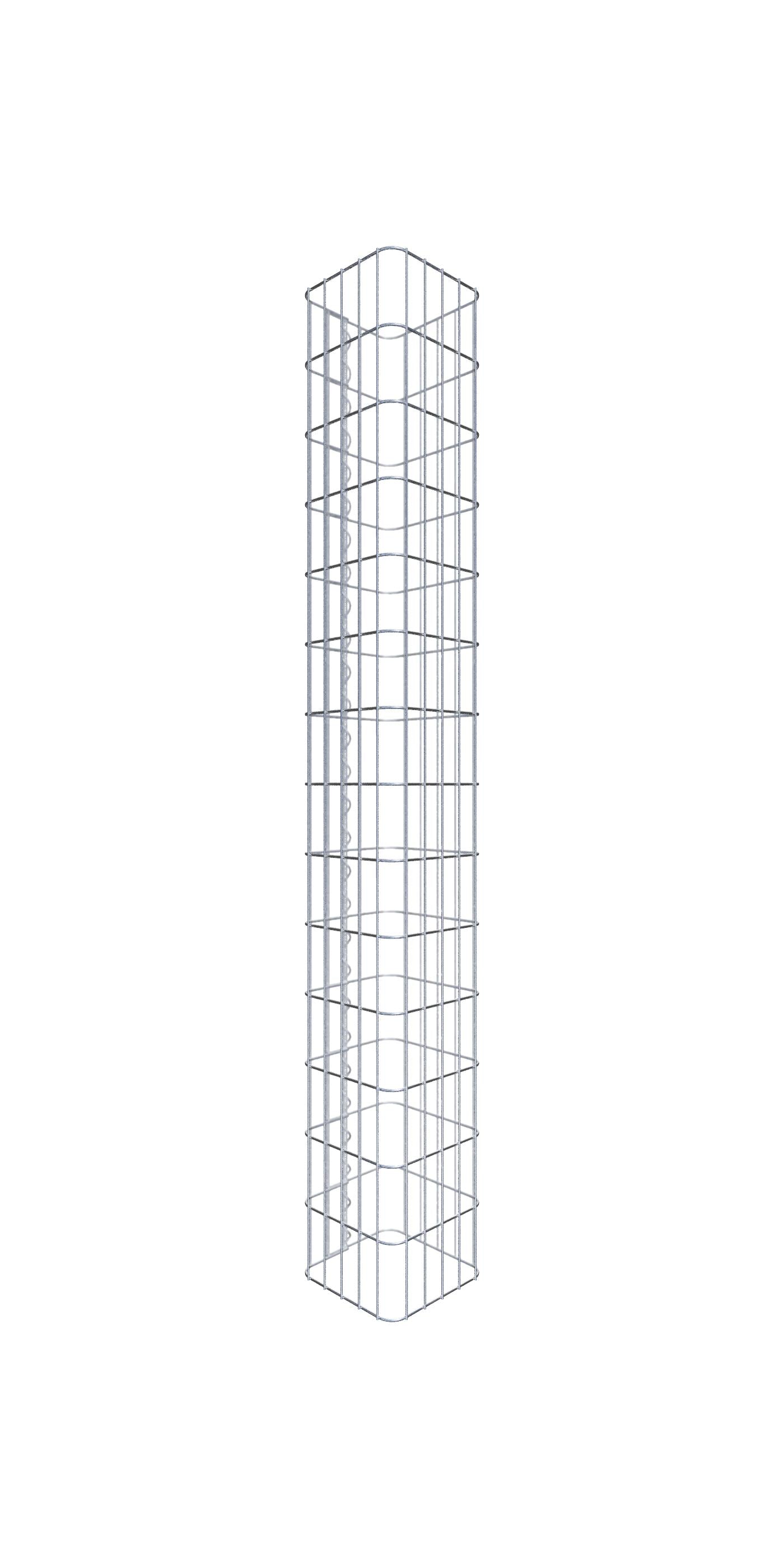 Gabionpelare 27 x 27 cm, MW 5 x 10 cm kvadrat