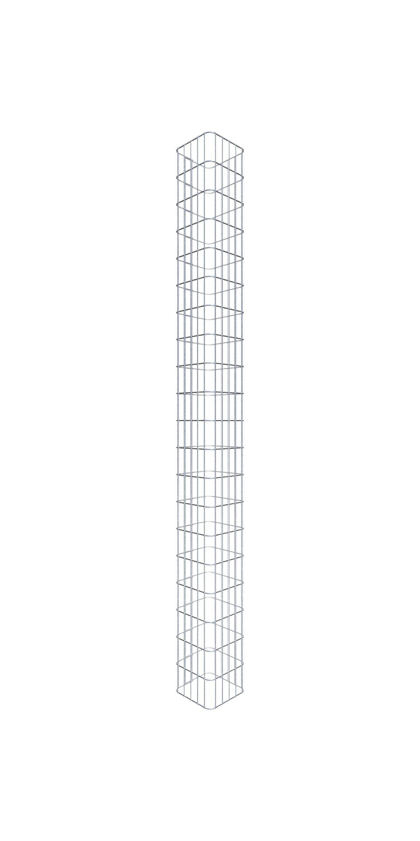 Gabionpelare 27 x 27 cm, MW 5 x 10 cm kvadrat