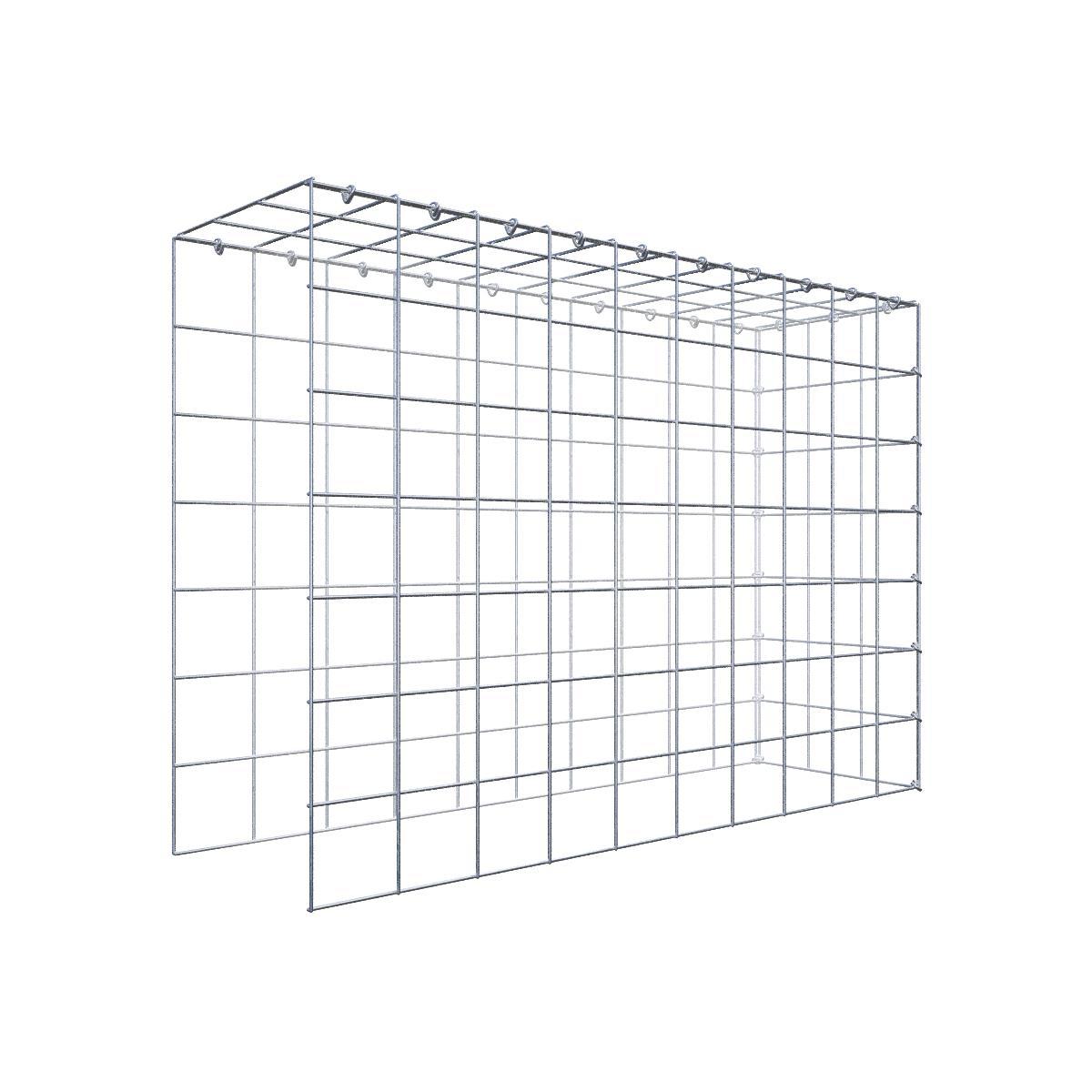 Pilote adicional tipo 4 100 cm x 70 cm x 30 cm (L x A x P), malla 10 cm x 10 cm, anillo en C