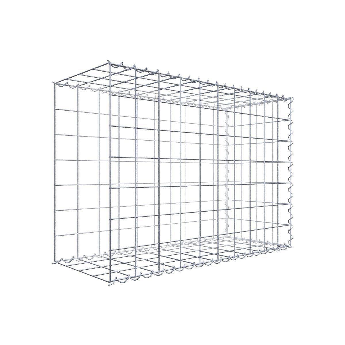 Extra gabion typ 2 100 cm x 70 cm x 40 cm (L x H x D), maskstorlek 10 cm x 10 cm, spiral