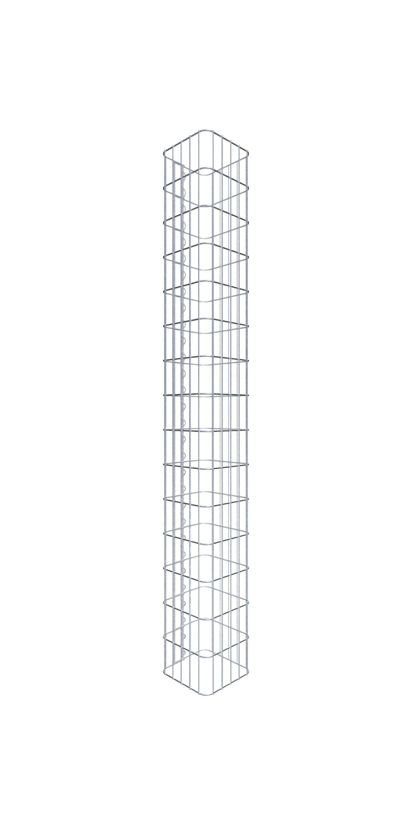 Gabionpelare 27 x 27 cm, MW 5 x 10 cm kvadrat