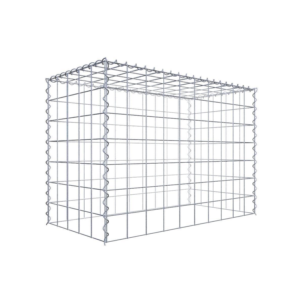 Extra gabion typ 3 100 cm x 70 cm x 50 cm (L x H x D), maskstorlek 10 cm x 10 cm, spiral