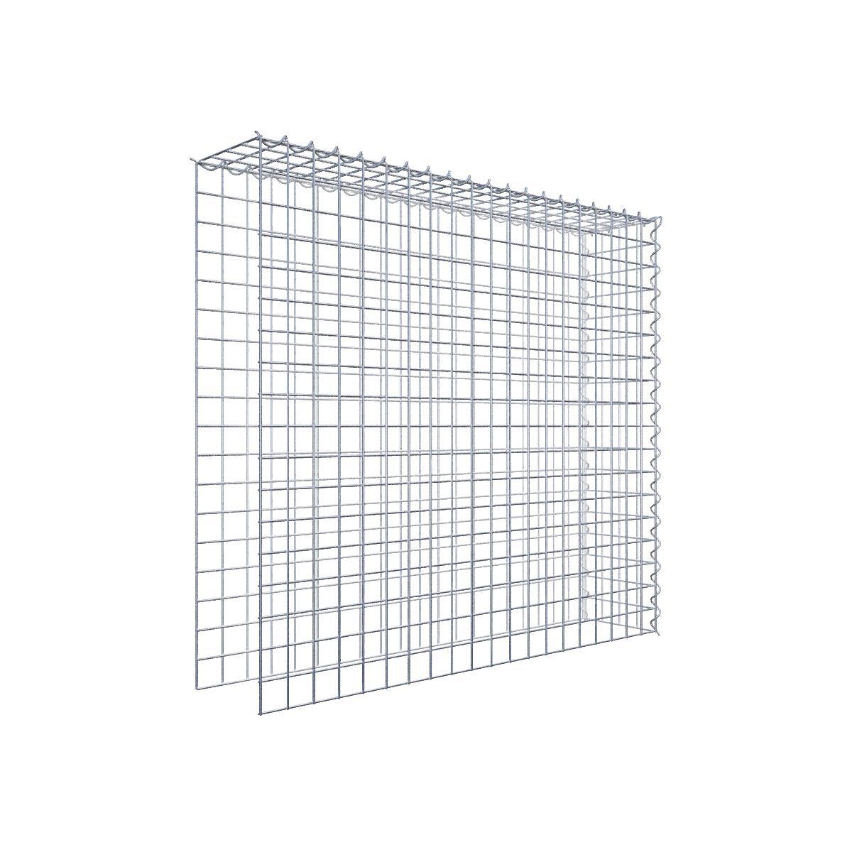 Extra gabion typ 4 100 cm x 90 cm x 20 cm (L x H x D), maskstorlek 5 cm x 5 cm, spiral