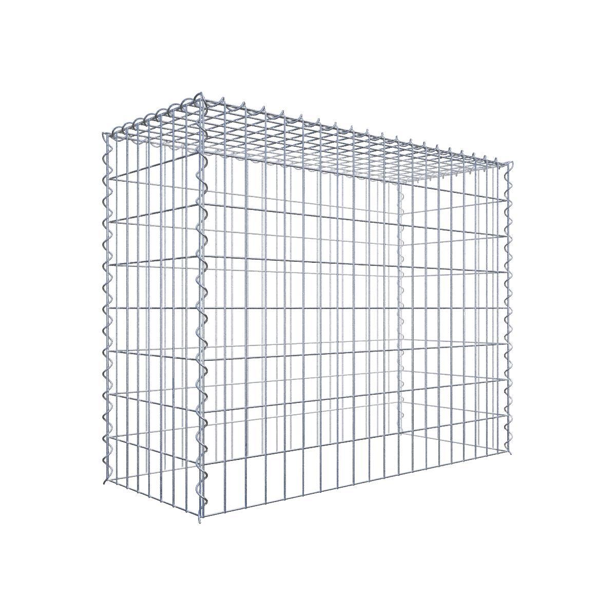 Extra gabion typ 3 100 cm x 80 cm x 40 cm (L x H x D), maskstorlek 5 cm x 10 cm, spiral