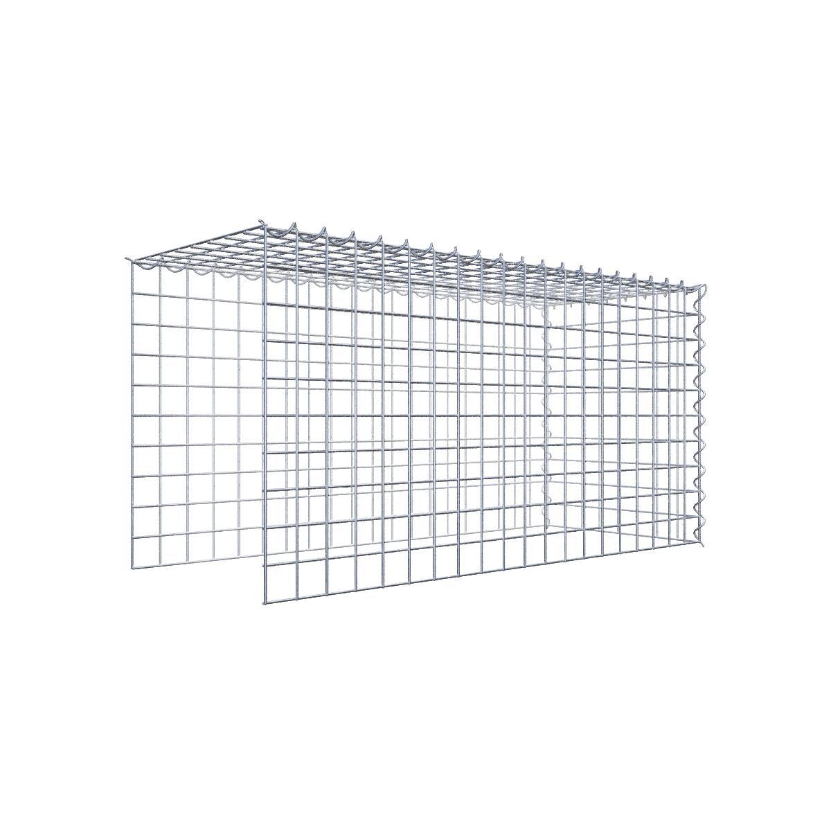 Extra gabion typ 4 100 cm x 50 cm x 40 cm (L x H x D), maskstorlek 5 cm x 5 cm, spiral