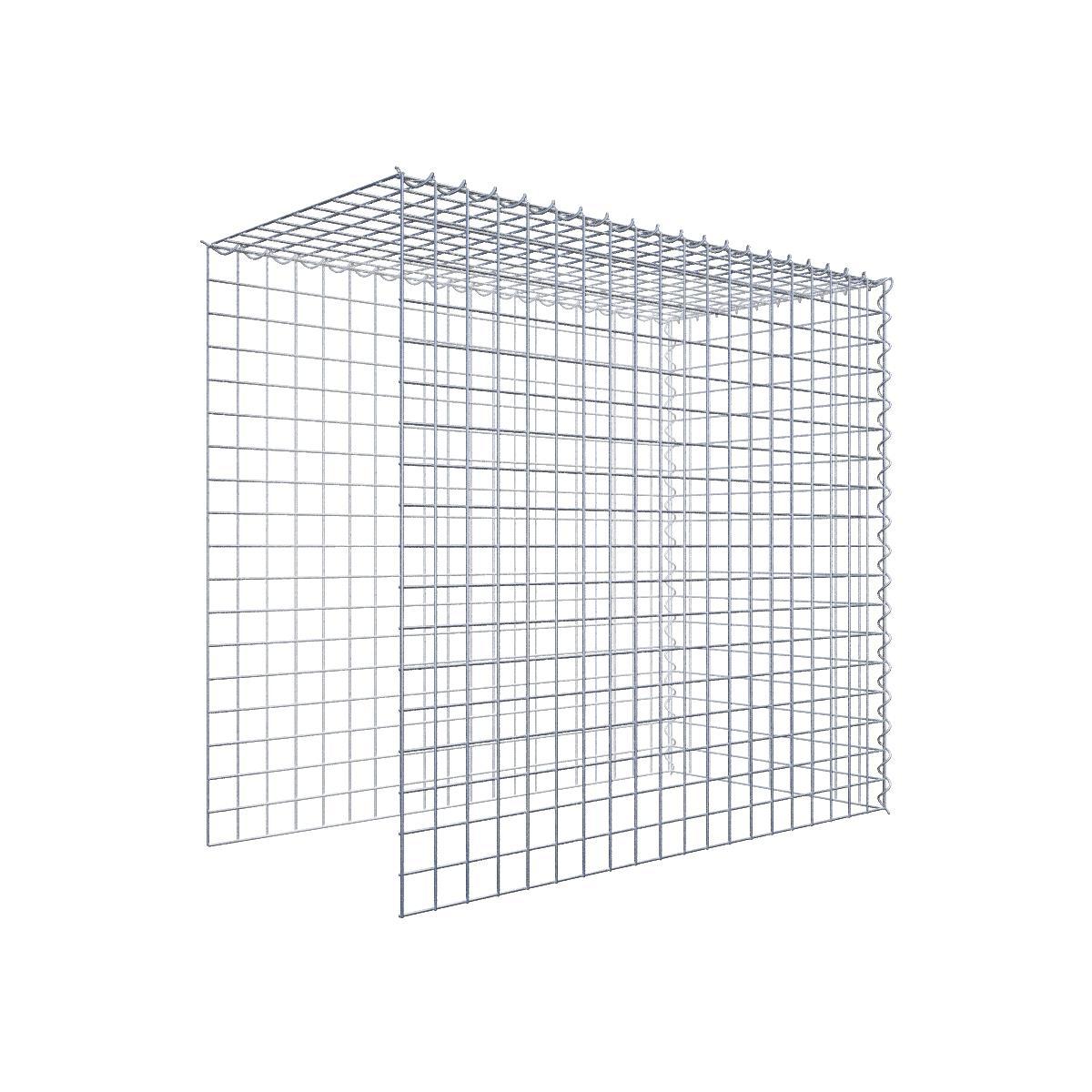Extra gabion typ 4 100 cm x 90 cm x 50 cm (L x H x D), maskstorlek 5 cm x 5 cm, spiral