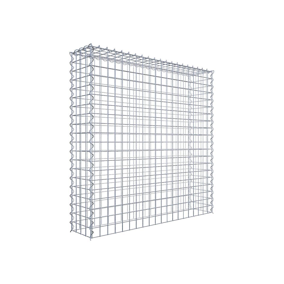 Extra gabion typ 3 100 cm x 100 cm x 20 cm (L x H x D), maskstorlek 5 cm x 5 cm, spiral