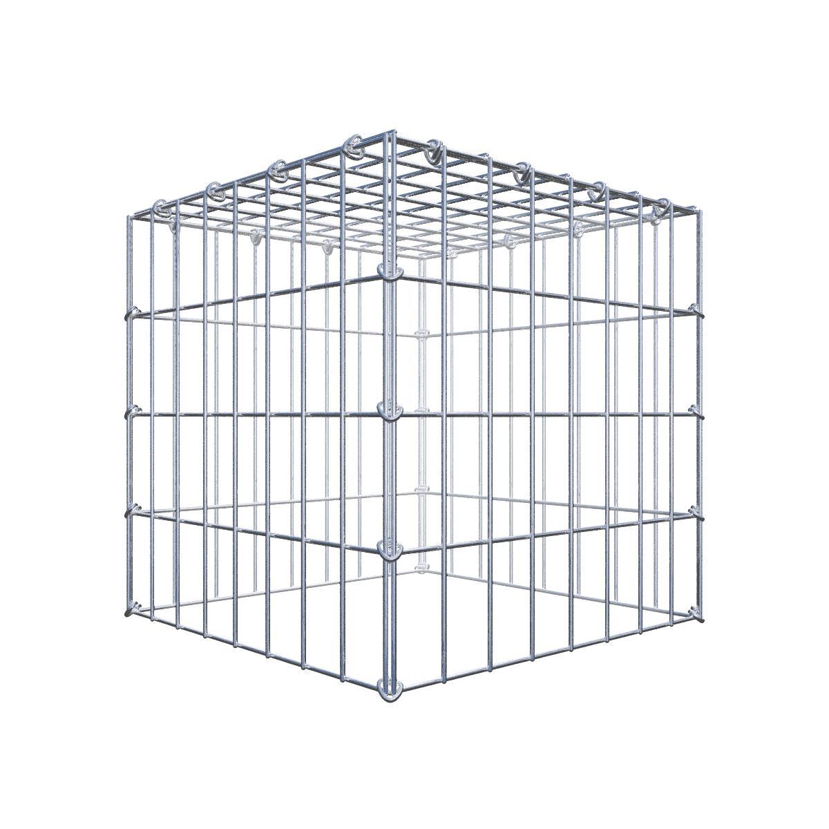 Gabion 100 cm x 40 cm x 30 cm (L x H x D), maskstorlek 5 cm x 5 cm, spiral