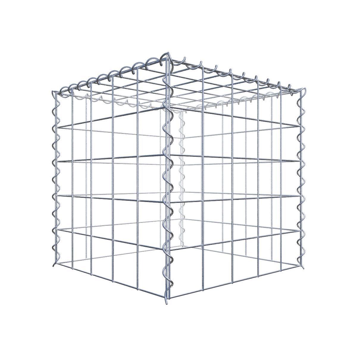 Extra gabion typ 3 100 cm x 100 cm x 50 cm (L x H x D), maskstorlek 10 cm x 10 cm, C-ring