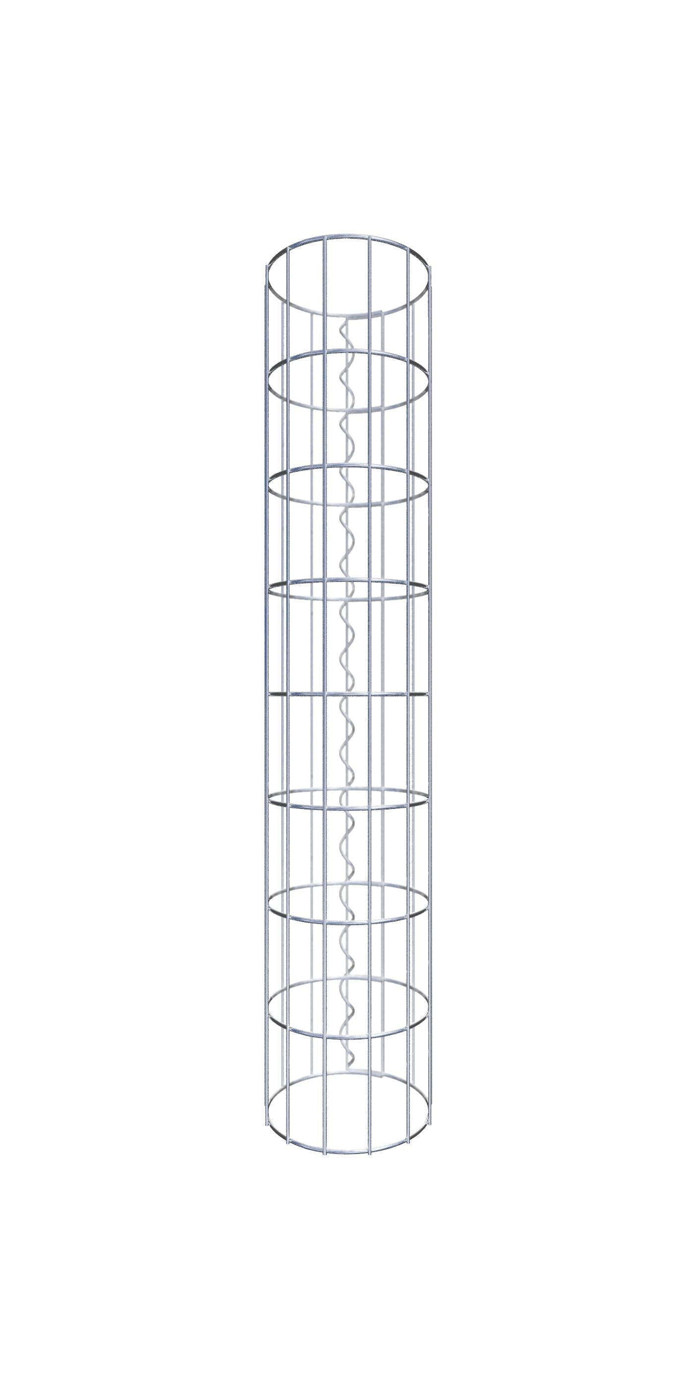 Gittermattenzaun zum Einbetonieren, Maschenweite 5 x 10 cm, bis 50 m