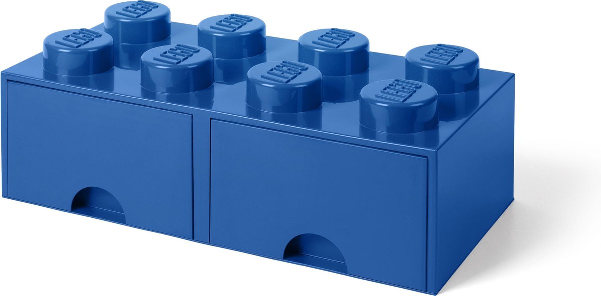 Ladrillo de 8 Espigas con Cajón (azul)
