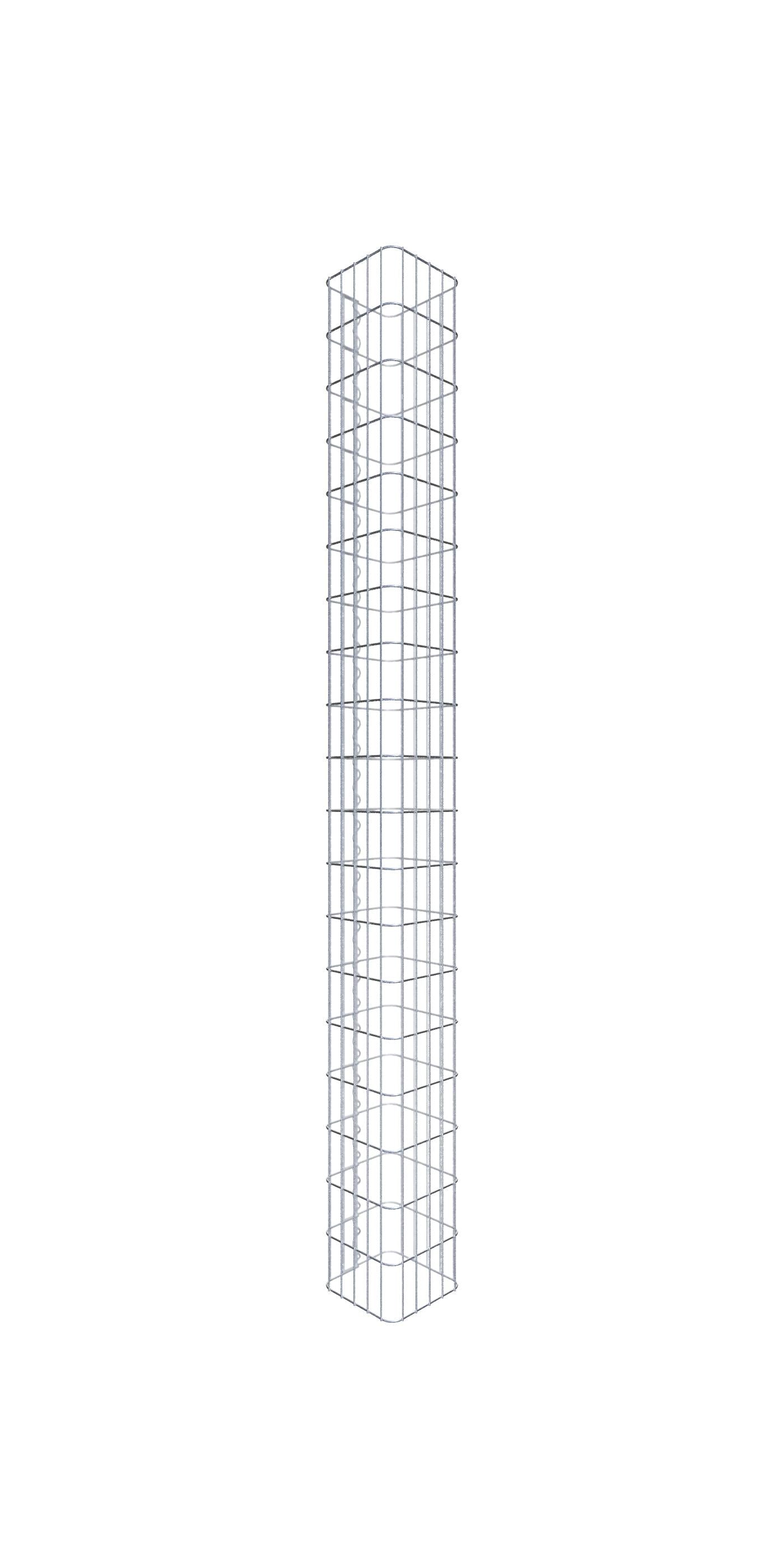 Gabionpelare 27 x 27 cm, MW 5 x 10 cm kvadrat
