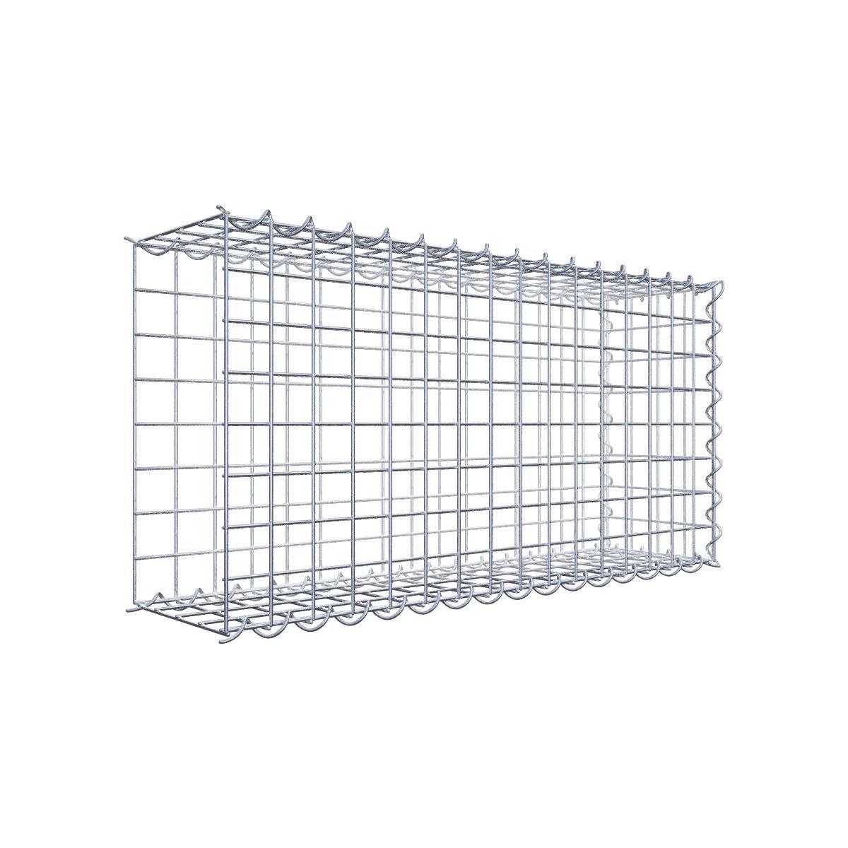 Extra gabion typ 2 80 cm x 40 cm x 20 cm (L x H x D), maskstorlek 5 cm x 5 cm, spiral