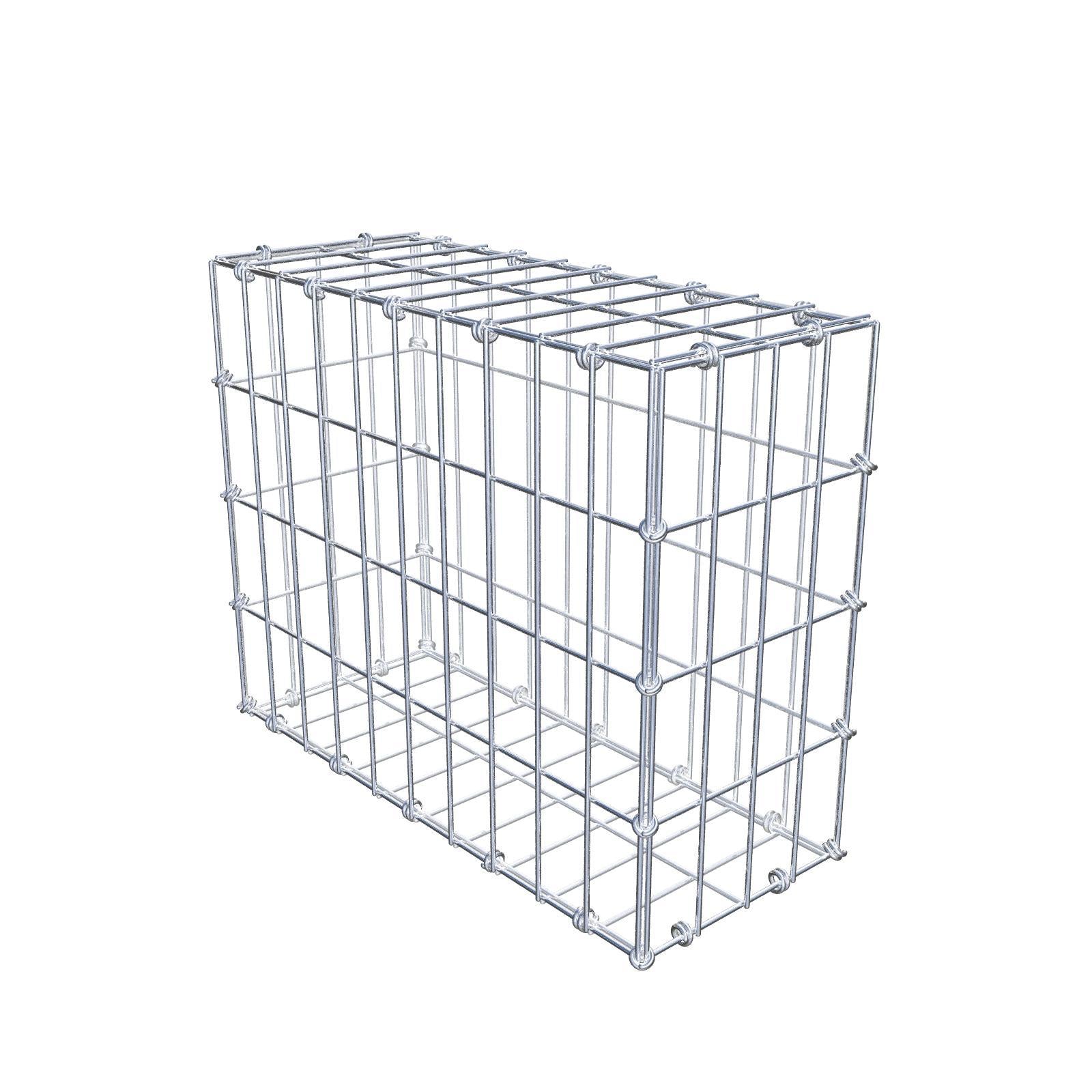 Extra gabion typ 2 100 cm x 100 cm x 20 cm (L x H x D), maskstorlek 5 cm x 5 cm, spiral