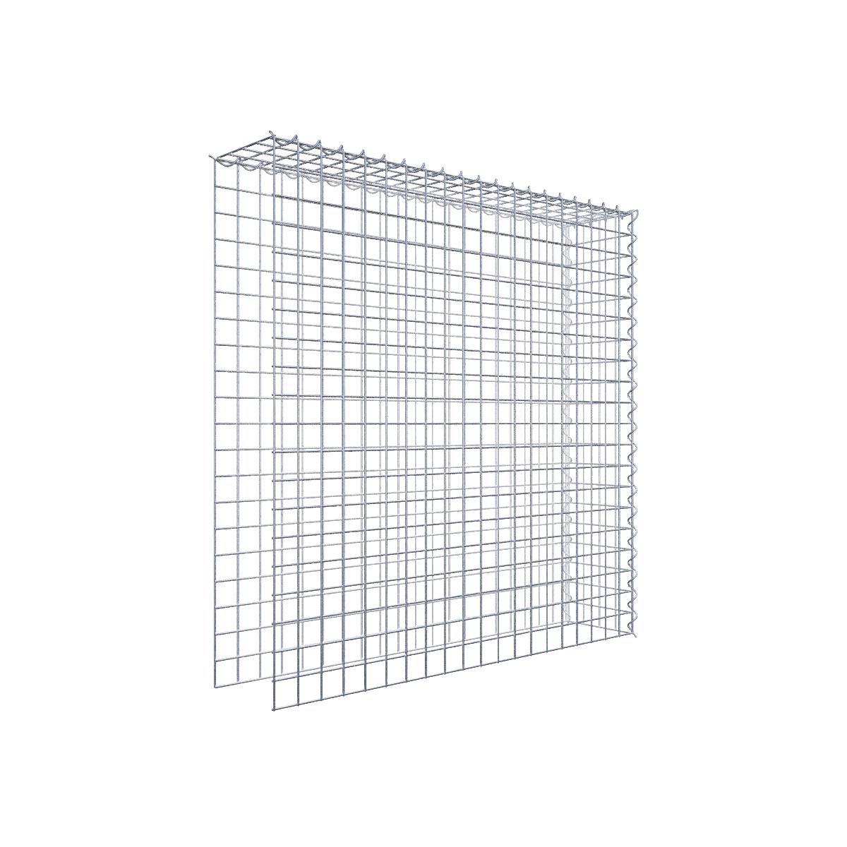 Extra gabion typ 4 100 cm x 100 cm x 20 cm (L x H x D), maskstorlek 5 cm x 5 cm, spiral