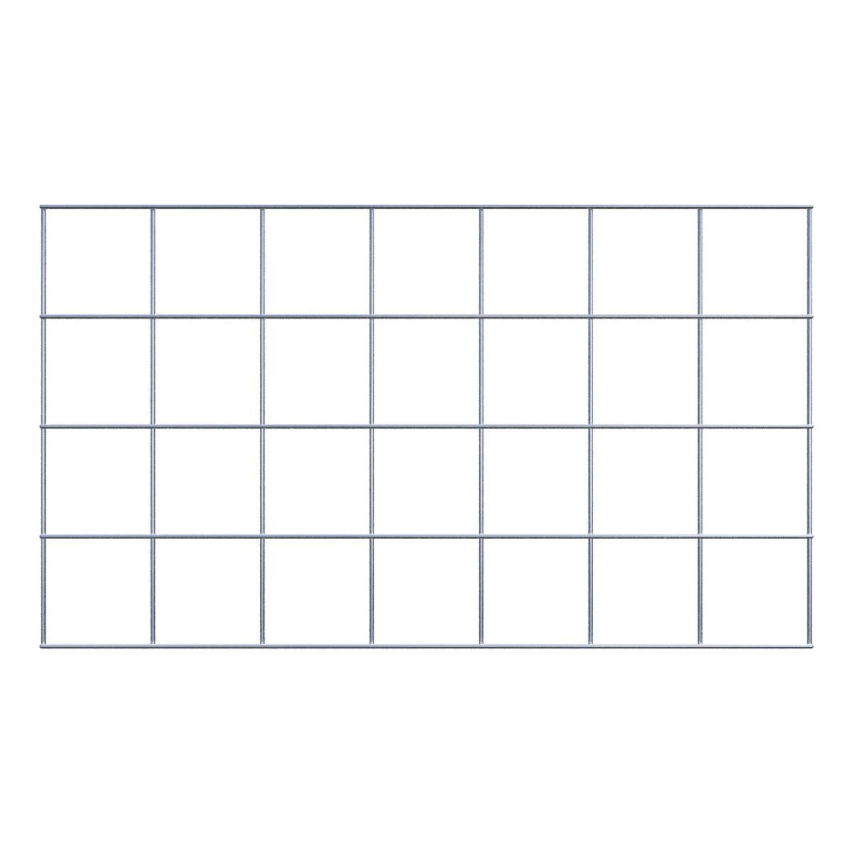 Extra gabion typ 4 200 cm x 100 cm x 20 cm (L x H x D), maskstorlek 10 cm x 10 cm, C-ring