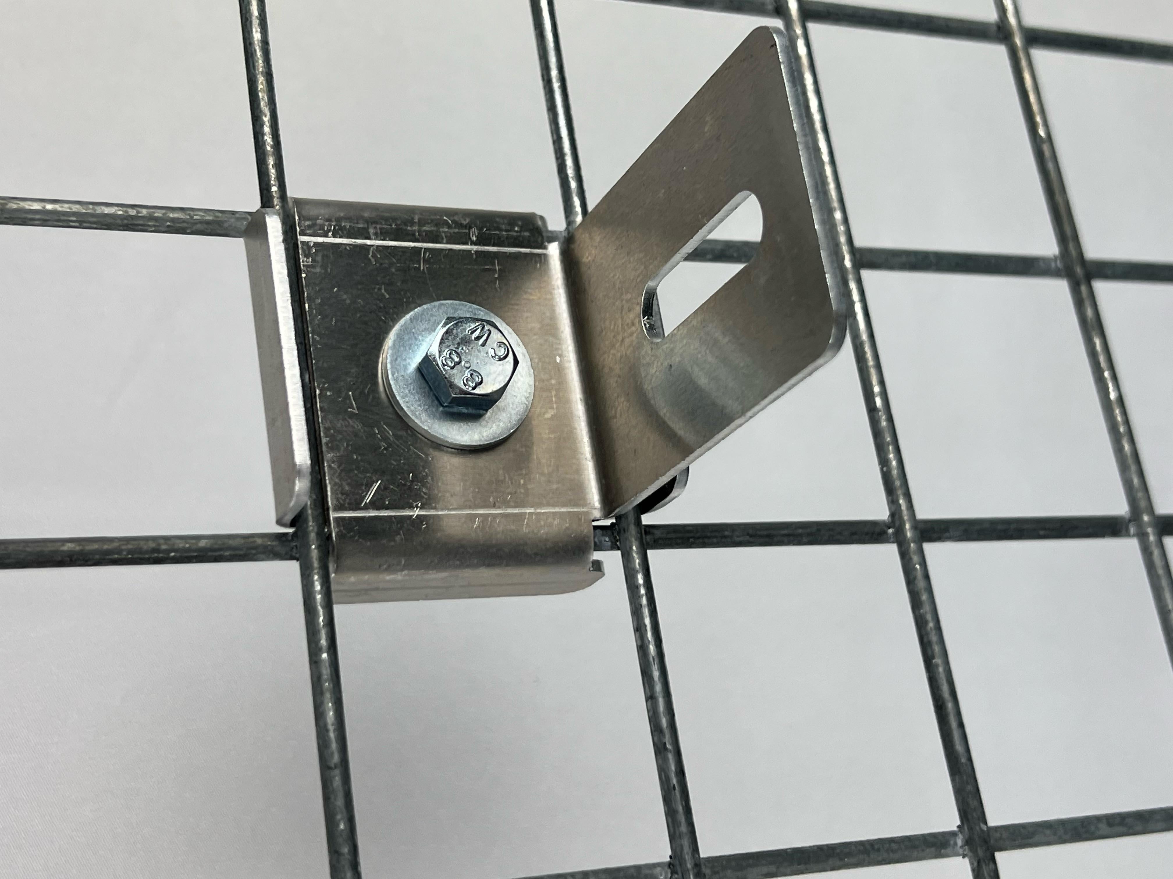 Gittermattenzaun zum Aufdübeln, Maschenweite 5 x 5 cm, bis 25 m