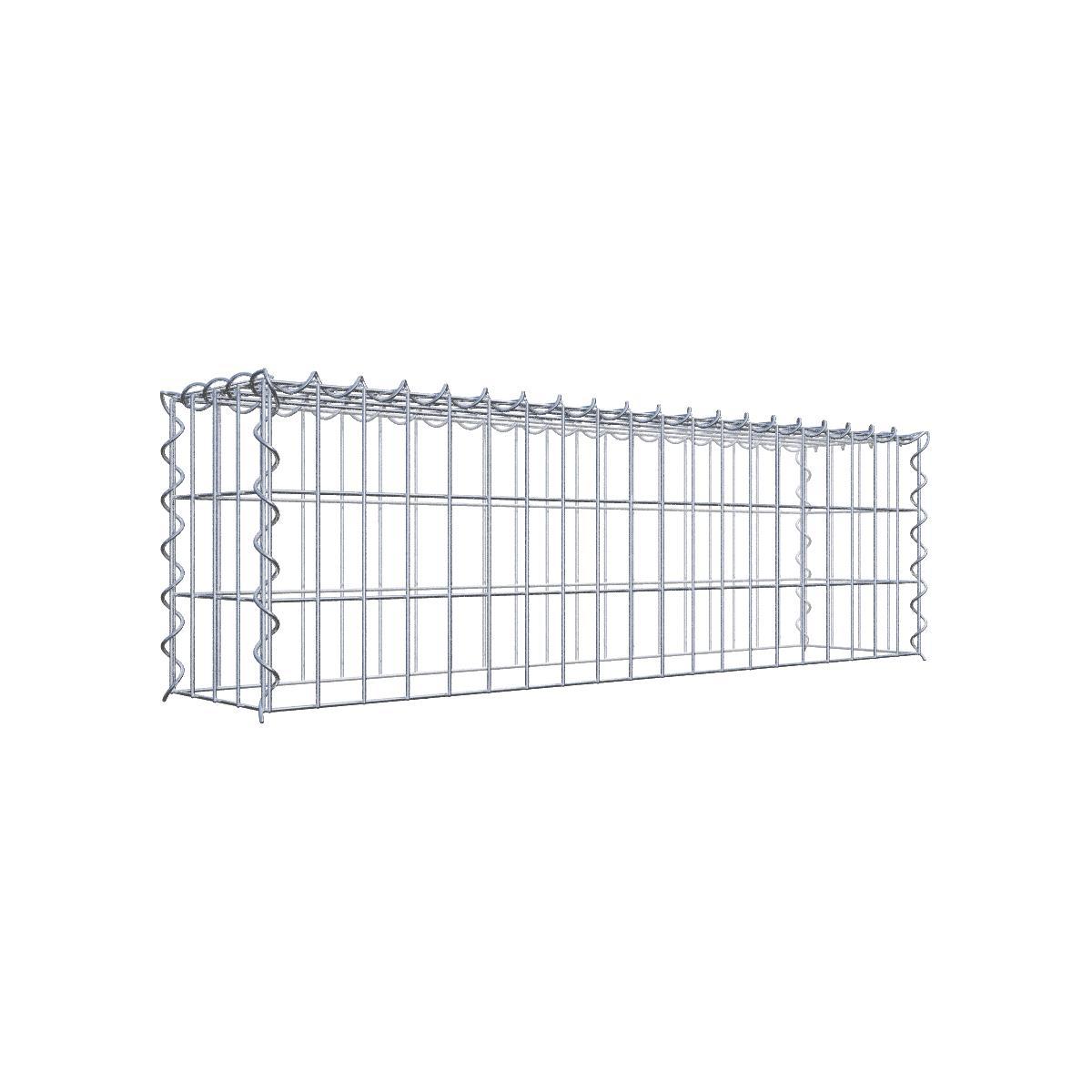 Extra gabion typ 4 100 cm x 90 cm x 30 cm (L x H x D), maskstorlek 5 cm x 10 cm, C-ring