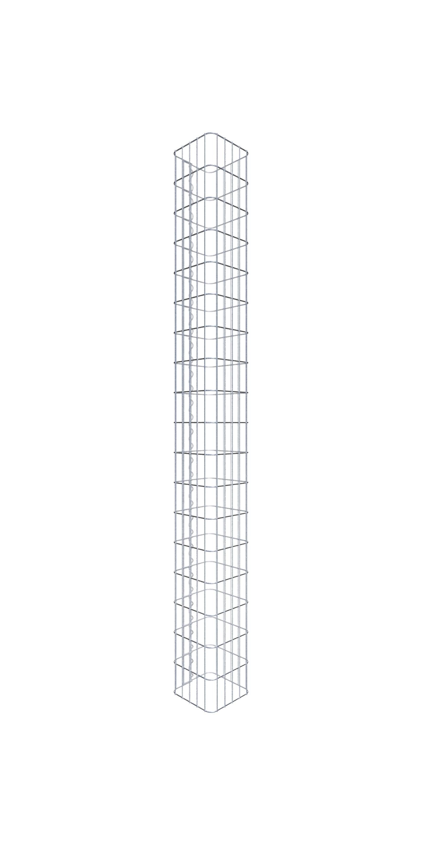 Gabionpelare 27 x 27 cm, MW 5 x 10 cm kvadrat