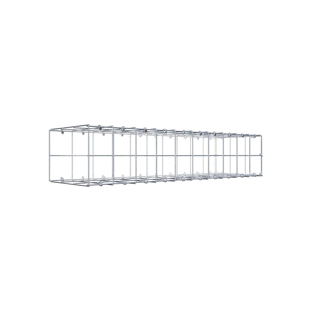 Extra gabion typ 4 100 cm x 60 cm x 50 cm (L x H x D), maskstorlek 5 cm x 5 cm, spiral