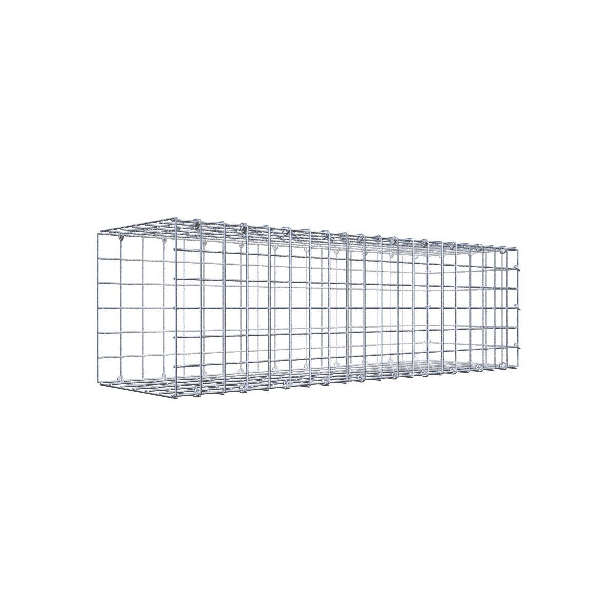Extra gabion typ 2 100 cm x 30 cm x 30 cm (L x H x D), maskstorlek 5 cm x 5 cm, C-ring