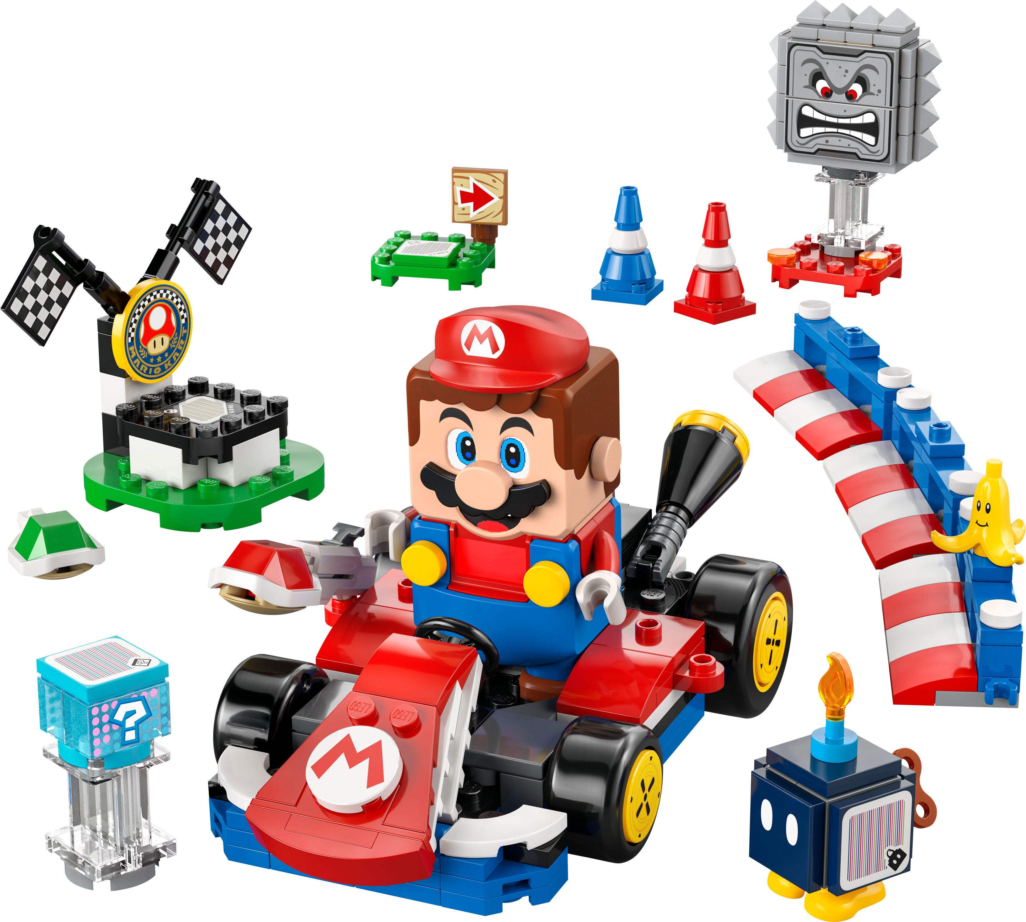 Mario Kart - LEGO Mario interactivo y Kart estándar