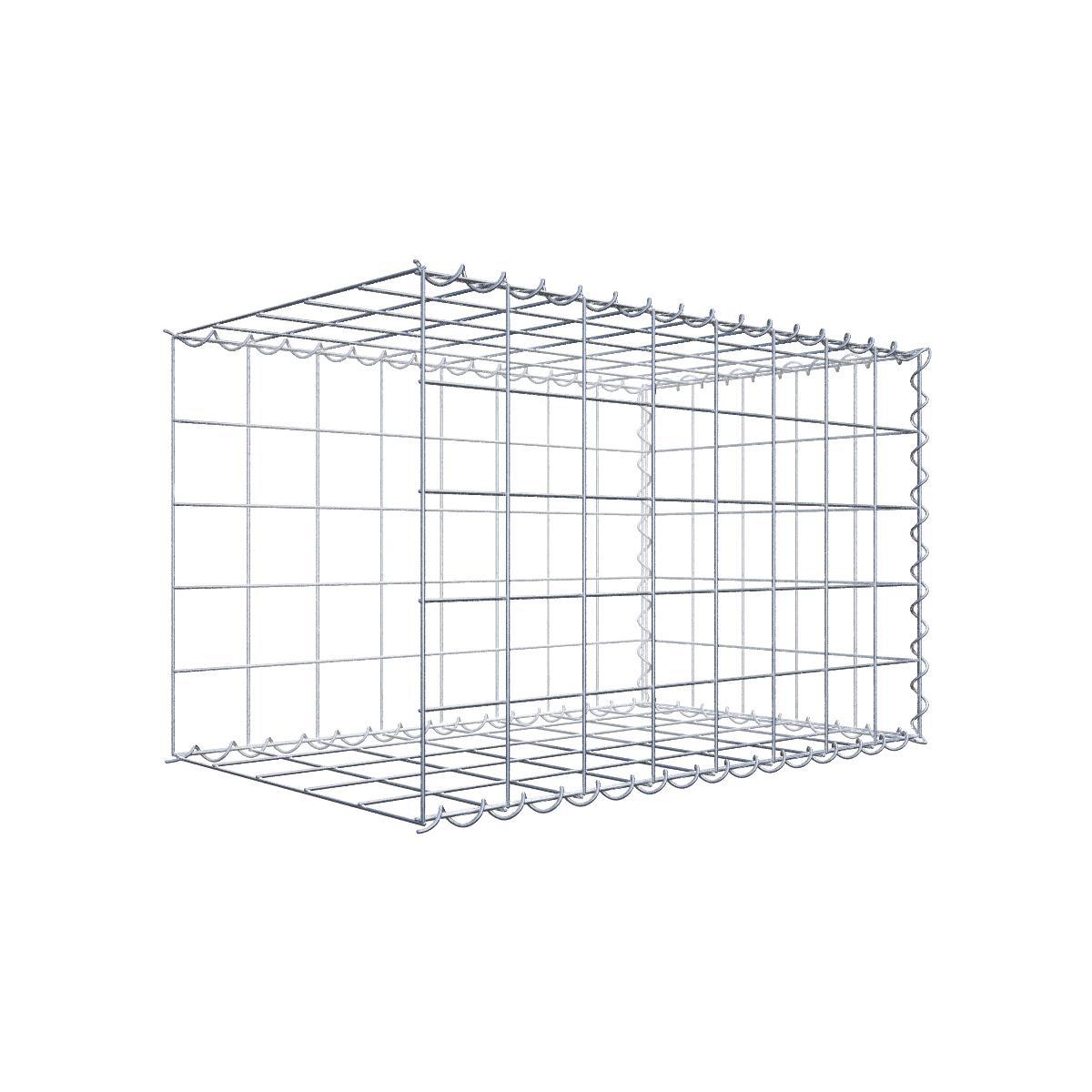 Extra gabion typ 2 80 cm x 50 cm x 50 cm (L x H x D), maskstorlek 10 cm x 10 cm, spiral