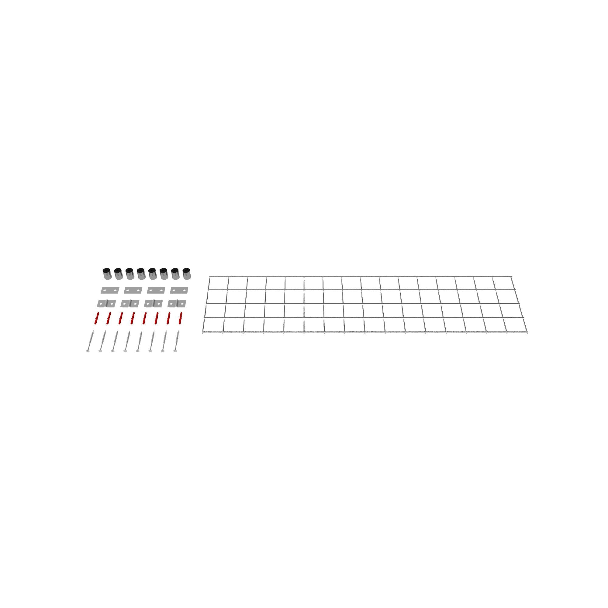 Extra gabion typ 2 200 cm x 100 cm x 50 cm (L x H x D), maskstorlek 5 cm x 5 cm, spiral