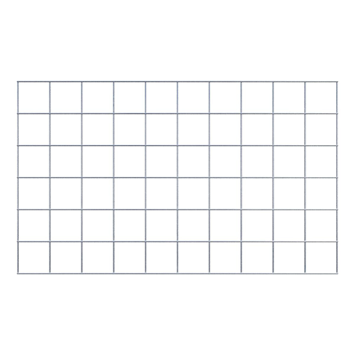 Varmförzinkad gabion 102 cm x 32 cm x 32 cm, maskstorlek 5 cm x 10 cm, helsvetsad